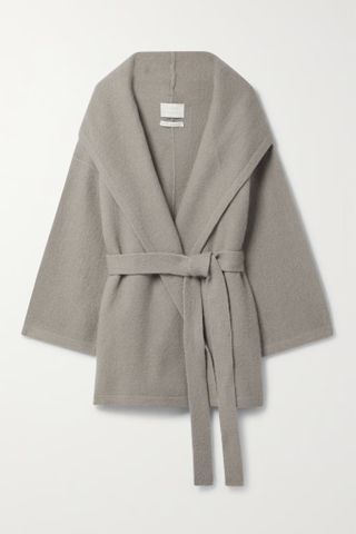 Lauren Manoogian + Belted hooded Aplaca-Blend Jacket