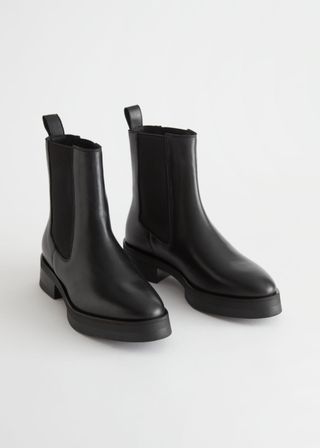 & Other Stories + Chunky Sole Chelsea Boots