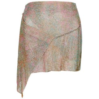 Poster Girl + Winona Embellished Chainmail Mini Skirt