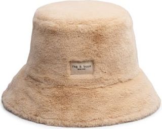Rag & Bone + Addison Reversible Faux Fur Bucket Hat