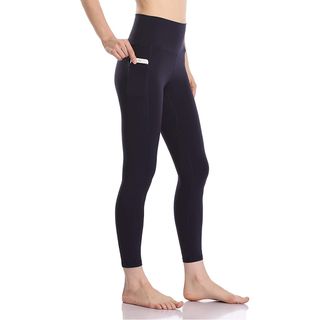 Colorfulkoala + High Waisted Yoga Pants 7/8 Length Leggings With Pockets