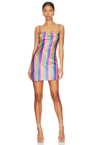 Olivia Rubin + Adaline Dress in Circle Stripe