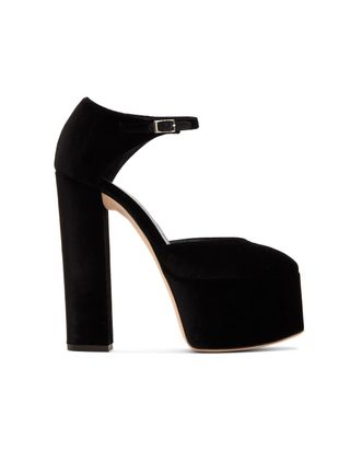 Giuseppe Zanotti + Black Bebe Heeled Sandals