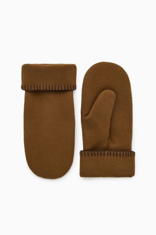 Cos + Wool-Blend Mittens