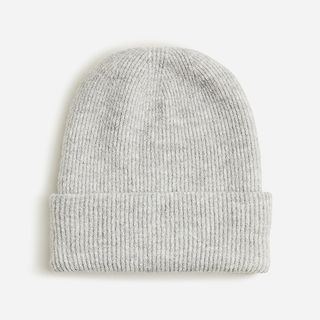 J.Crew + Ribbed Beanie in Supersoft Yarn
