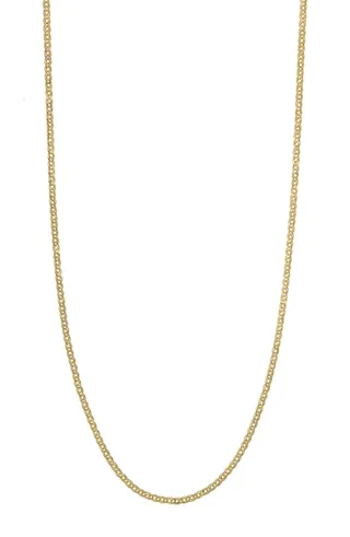 Bony Levy + 14k Gold Double Curb Chain Necklace