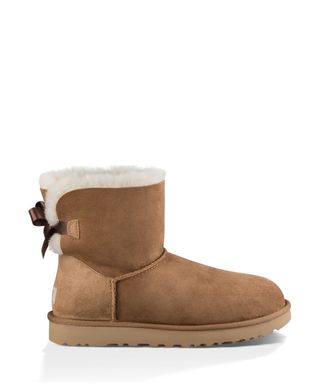 UGG + Mini Bailey Bow Ii Genuine Shearling Booties