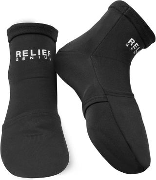 Relief Genius + Cold Therapy Socks with Reusable Gel ice Packs