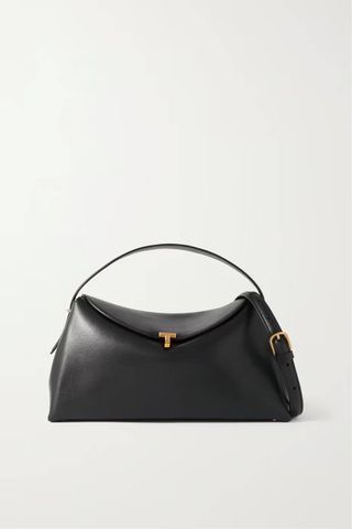 Toteme + T-Lock Leather Shoulder Bag