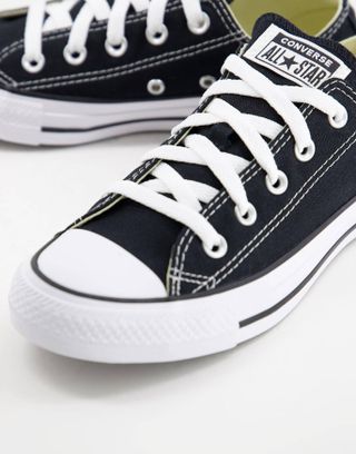 Converse + Chuck Taylor All Star Ox Wf Canvas Sneakers in Black