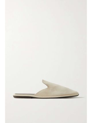 The Row + Franco Suede Slippers