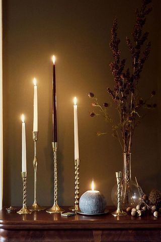 Anthropologie + Lumiere Taper Candlestick