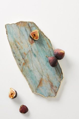 Anthropologie + Gilded Agate Cheese Board