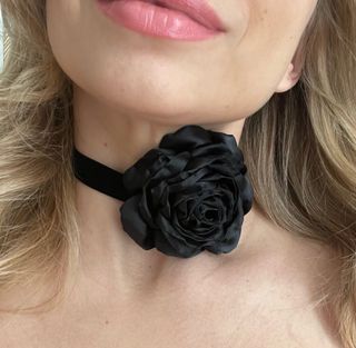 Etsy + Black Velvet Choker Necklace