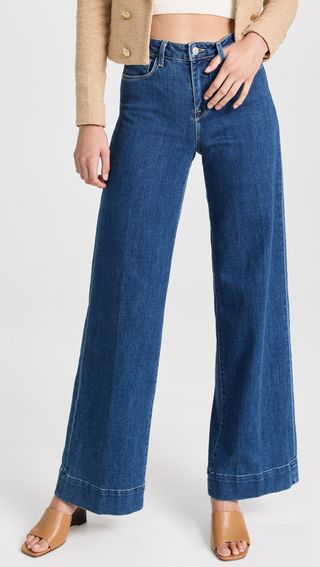 L'Agence + Madden Wide Leg Jeans
