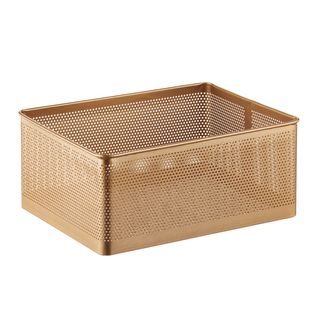 The Container Store + Serena Stamped Metal Bins