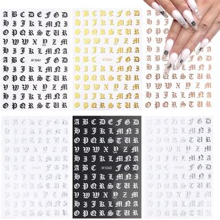 NY + Letter Nail Art Stickers