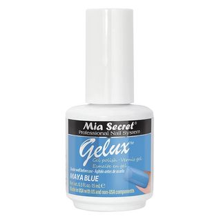 Mia Secret + Gelux Soak-off Gel Nail Polish in Maya Blue