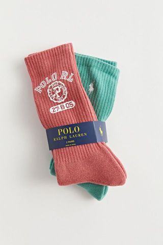 Polo Ralph Lauren + Polo Ralph Lauren Crest Crew Sock 2-Pack