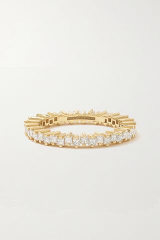 Suzanne Kalan + 18-Karat Gold Diamond Ring