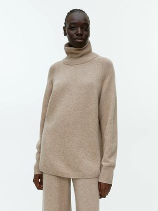 Arket + Roll-Neck Cashmere Jumper