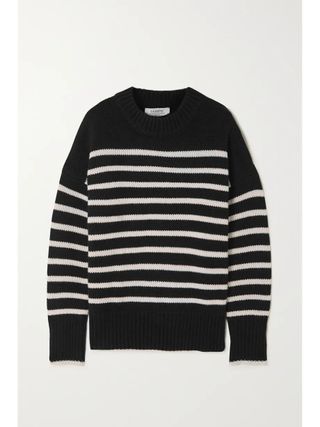 La Ligne + Marin Striped Wool and Cashmere-Blend Sweater