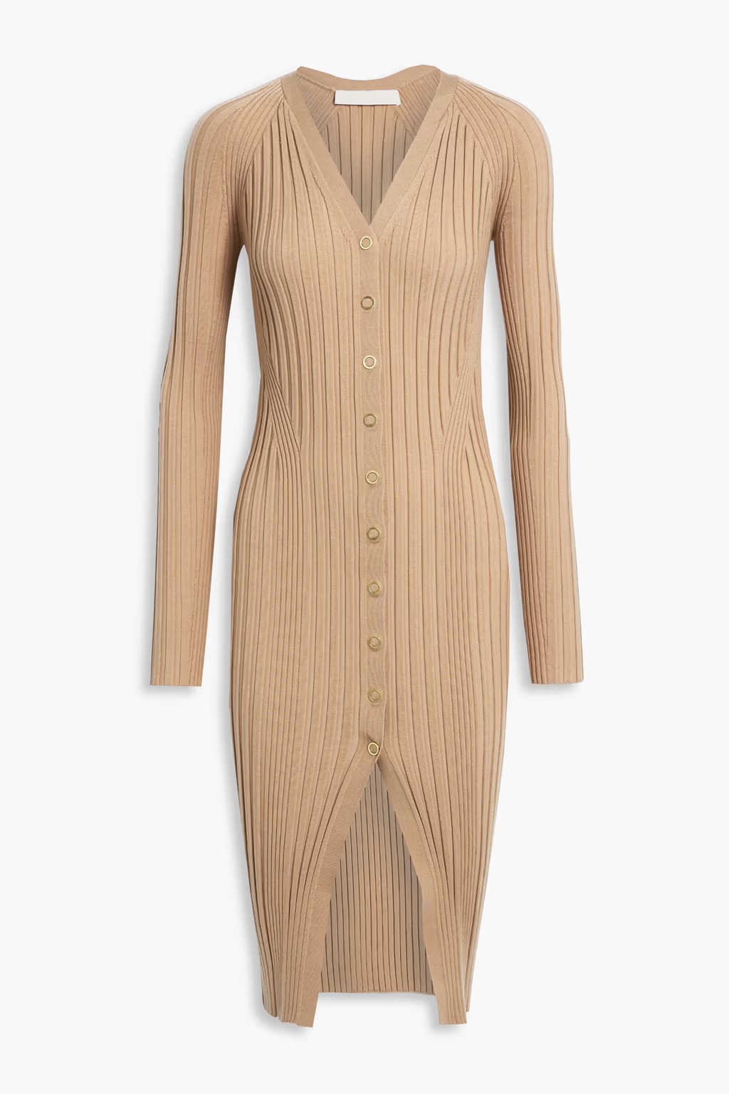 Dion Lee + Ribbed Wool-Blend Dress