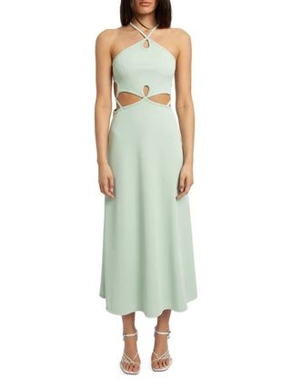 Christopher Esber + Looped Cut Out Midi Dress
