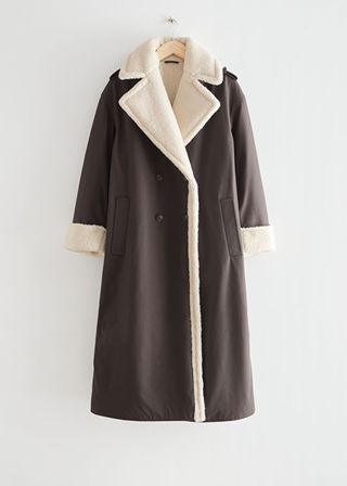 & Other Stories + Belted Pile Coat