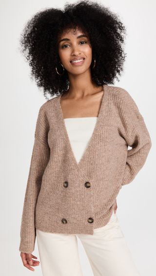 L'Agence + Jamison Double-Breasted Cardigan