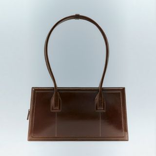Zara + Leather Shoulder Bag