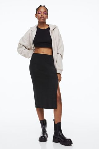 H&M + Jersey Pencil Skirt