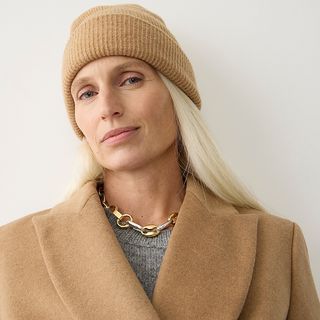 J.Crew + Ribbed Beanie in Supersoft Yarn