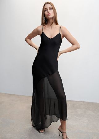 Mango + Asymmetric Hem Dress