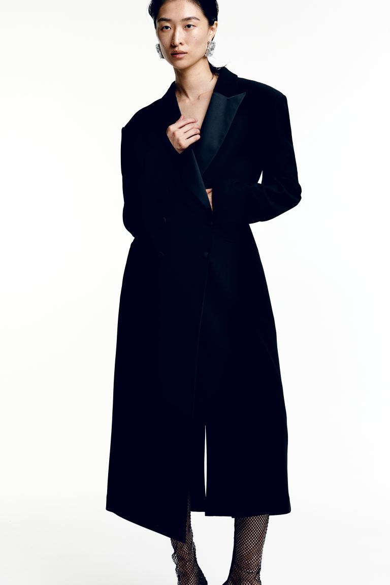 H&M + Double-Breasted Blazer Dress