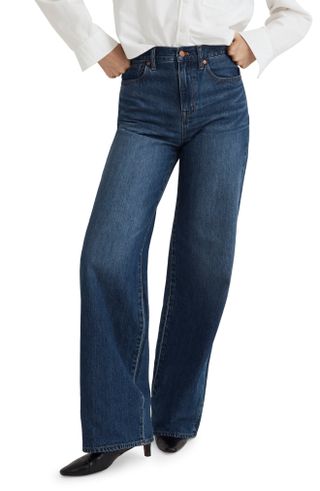 Madewell + Super Wide Leg Jeans