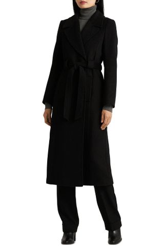 Lauren Ralph Lauren + Belted Long Coat