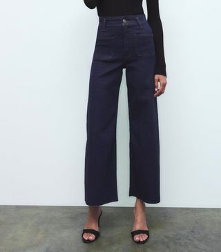 Zara + Patch Pocket Marine Jeans