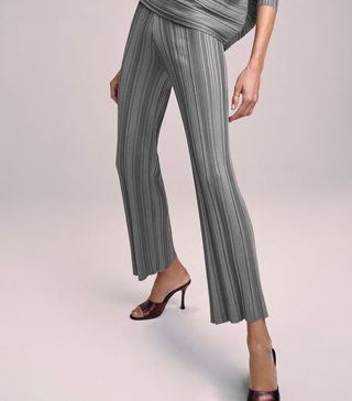 Zara + Ribbed Knit Trousers