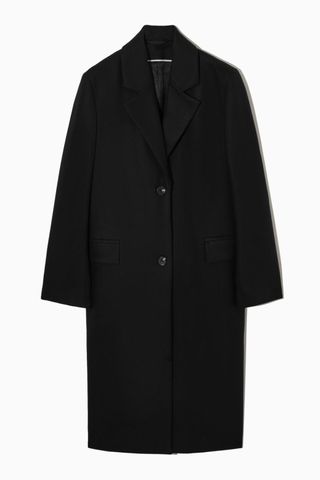 COS + Single Breasted Wool Coat