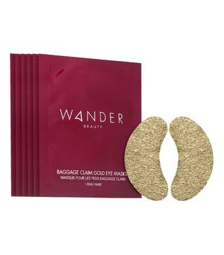 Wander Beauty + Baggage Claim Gold Eye Masks