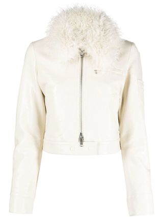 Courrèges + Plain Workwear Contrast-Collar Jacket