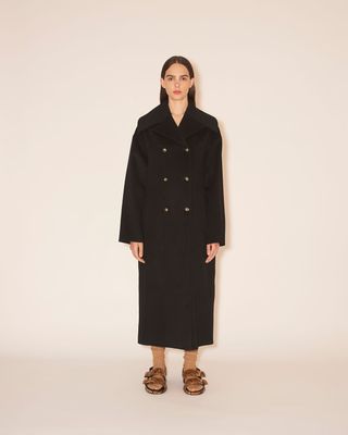 Nanushka + Milma Belted Coat