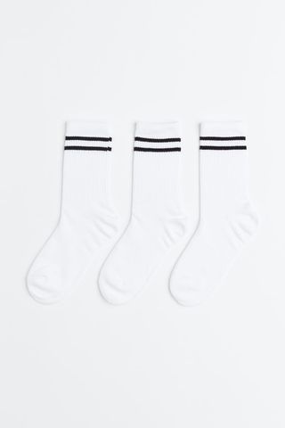 H&M + 3-Pack Sports Socks in Drymove