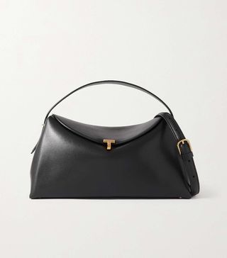 Toteme + T-Lock Leather Shoulder Bag