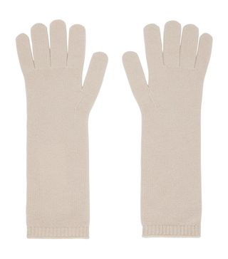 Max Mara + Beige Conio Gloves
