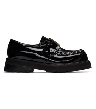 Comme Se-A + SSENSE Exclusive Black Freed Loafers
