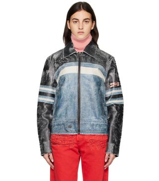 Diesel + Black L-Prom Leather Jacket