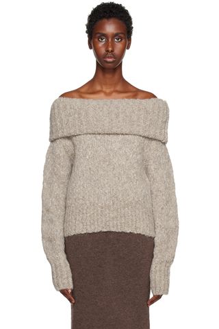 Paloma Wool + Taupe Carlota Sweater