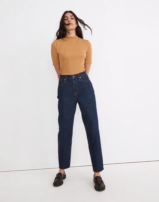 Madewell + Baggy Tapered Jeans in Dressler